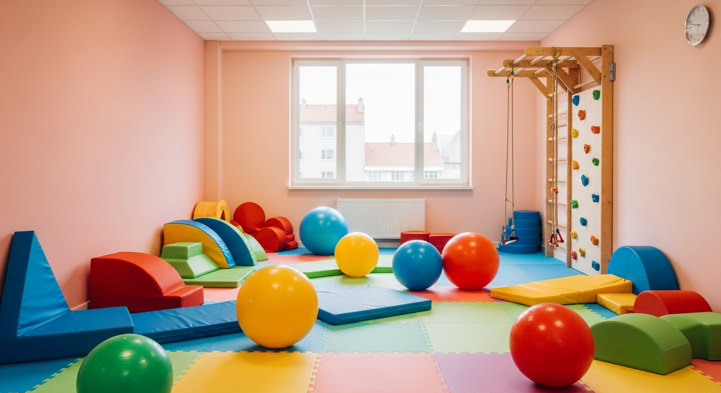 Kinderfreundlicher Therapieraum